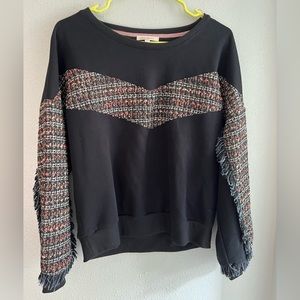 Skies Are Blue Embroidered Sweatshirt